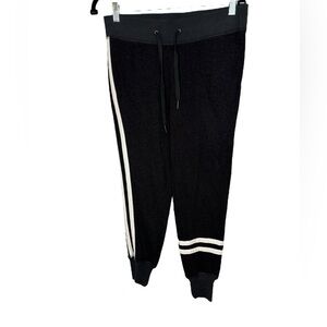 n:Philanthropy Women's Black Adjustable Stripe Leg Jogger Pants Size Small